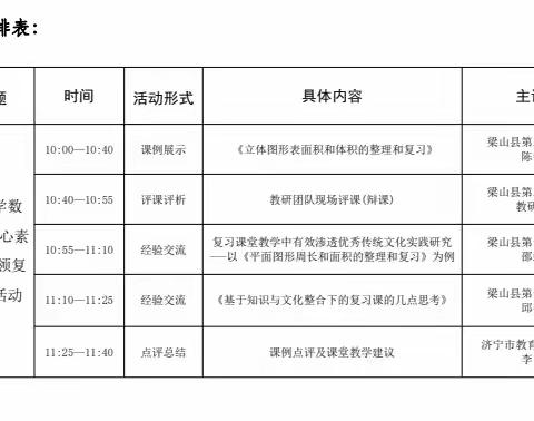 聚焦核心素养   高效引领复习——2023年赵堌堆中心小学数学观课活动