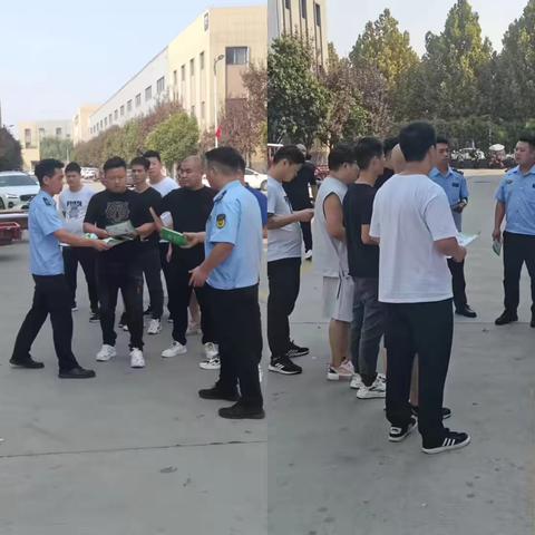 生态环境高陵分局进入企业， 开展生态环境安全宣传工作