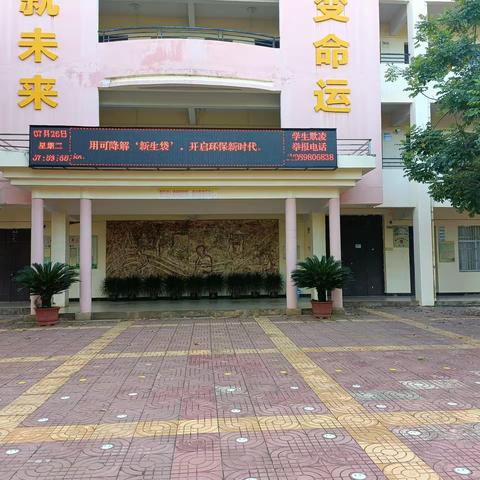 “环保禁塑，共建美丽校园”－波莲中学禁塑行动活动简报