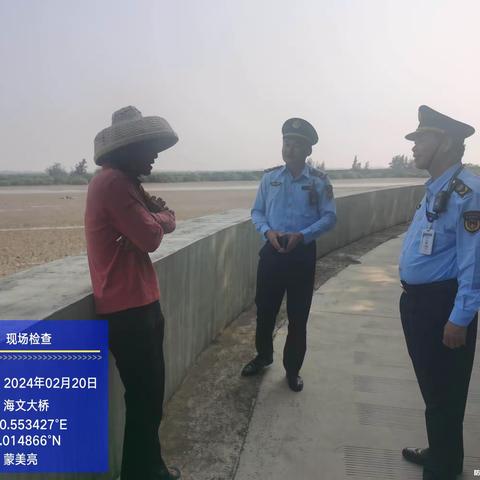 海口市综合行政执法局海洋和渔业行政执法支队开展东寨港红树林保护区执法检查及渔业安全生产检查。
