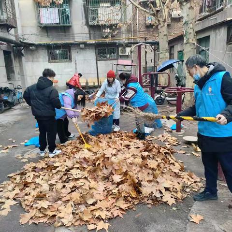 院落焕新颜，欢喜迎蛇年——自强路街道航建社区开展节前大清扫活动