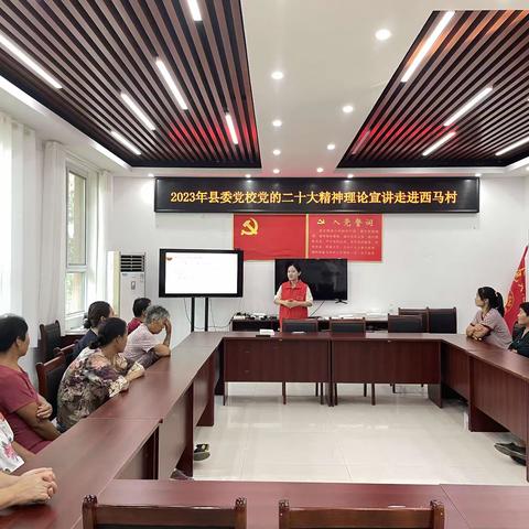 平原县理论宣讲志愿服务队开展理论宣讲进乡村活动