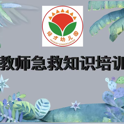 培才幼儿园·教师急救知识培训