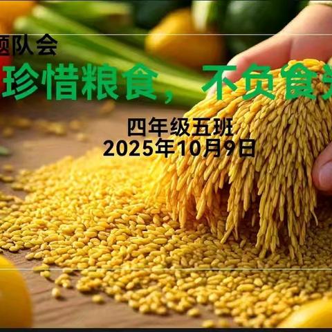 行走的思政课——珍惜粮食，不负“食”光