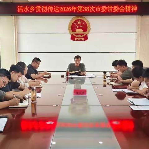 活水乡传达贯彻2026年第38次市委常委会（扩大）会议精神