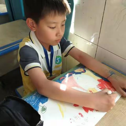 童真绘趣：《母鸡妈妈去散步》儿童绘画记