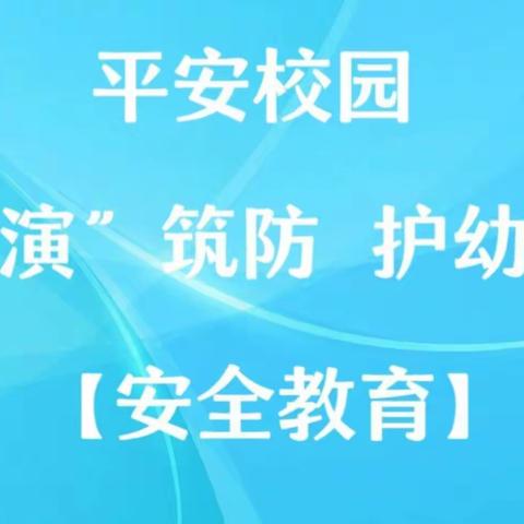 以“演”筑防  护幼成长——回郭镇中心幼儿园防暴防恐演练活动