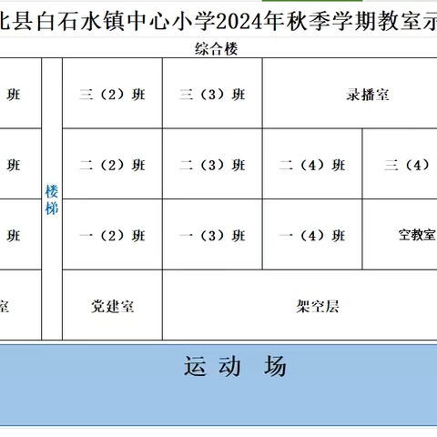 白石水镇中心小学（本部）开学通知