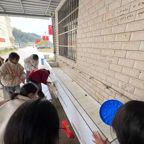 树文明正气之风，建和谐卫生校园——峡山学校开展“卫生周”活动