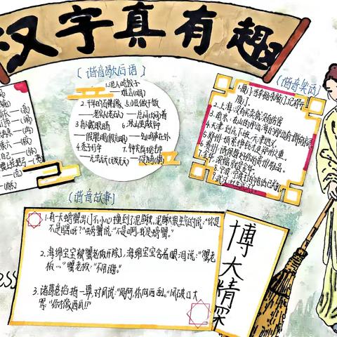 汉字真有趣，童心绘传承