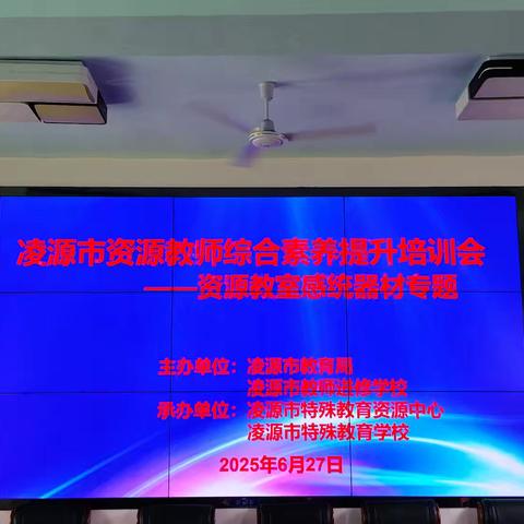 繁花映初心 融合赴新程 ——凌源市资源教师综合素养提升培训