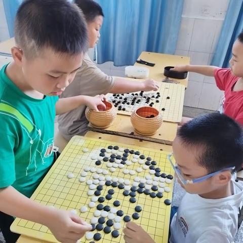 恩江小学暑假围棋1班活动掠影