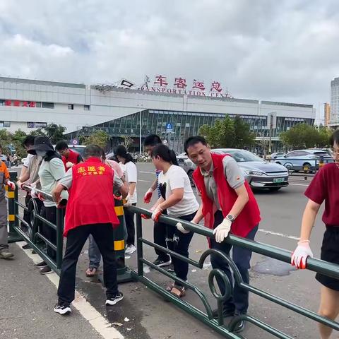 场站公司组织全体党员职工开展灾后复工复产工作——加快恢复各场站运营生产