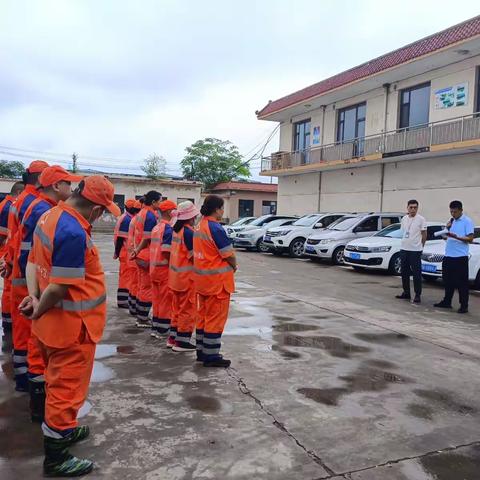 北控城市服务（山西）有限公司晋源分公司6月28日夏季消防与防中暑应急演练