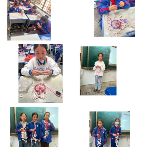 新化县上渡街道中心小学手工社团精彩回放