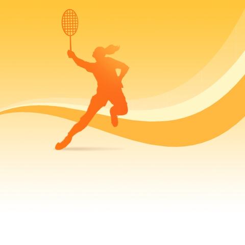 挥拍之间，展现风采