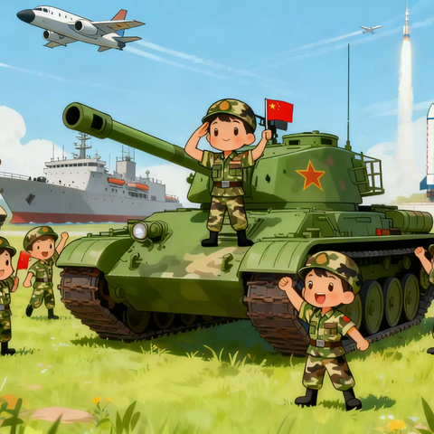 童心系国防，共筑强军梦！ 晋城市城区阳电幼儿园 第22届运动会燃情开幕