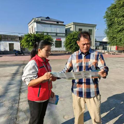 三家镇网格员开展交通安全宣传工作