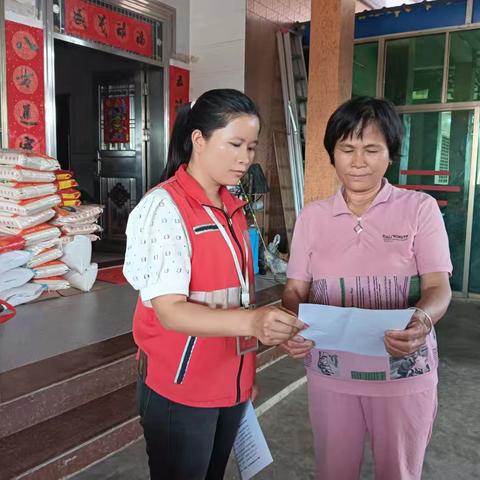 三家镇网格员开展反走私宣传工作