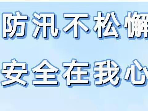 “防汛不松懈，安全在我心”—湾龙学校防汛安全教育小知识