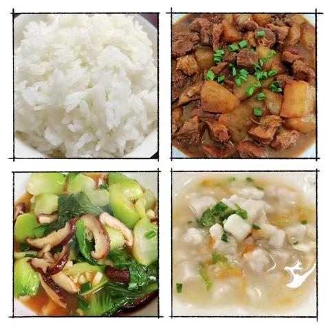 【绿色小农庄·美好“食”光】第十九周菜谱（1月6日－1月10日）