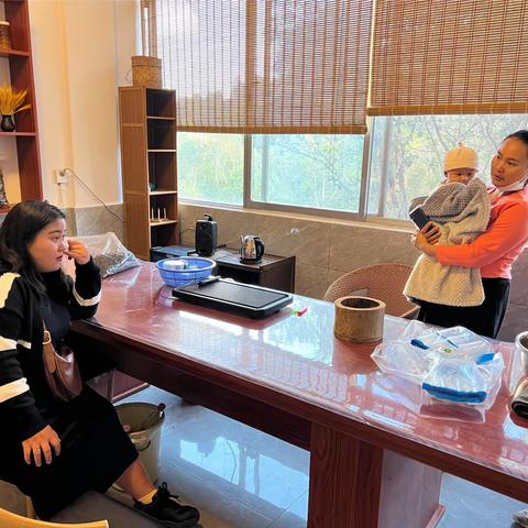 茶香幼儿园家访工作￼