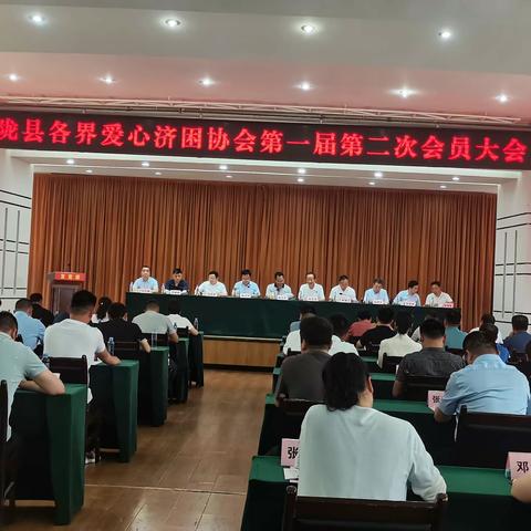 陇县各界爱心济困协会召开第一届第二次会员大会