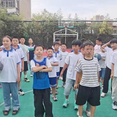 实验小学四年级篮球社团1活动实录