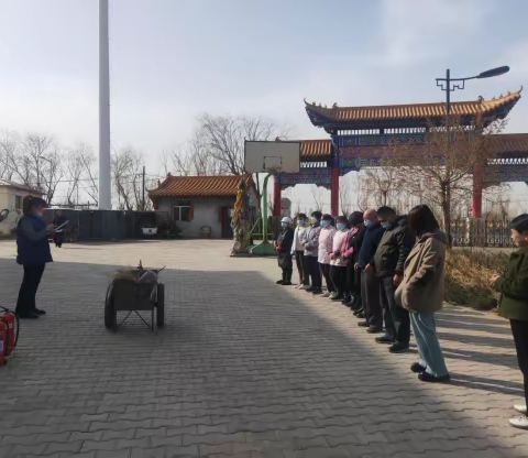 杭锦后旗养老服务中心 组织消防安全演练