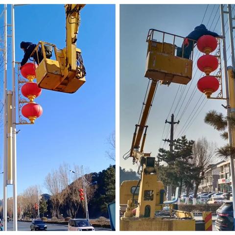 扮靓市容迎新春 美化环境造氛围
