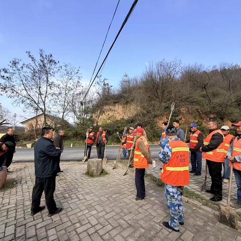 张家塬镇南湾岭村冬季护林防火应急演练简报