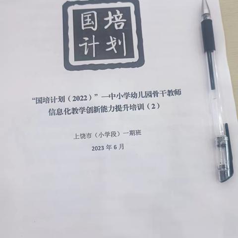 "国培计划（2022）″-中小学幼儿园骨干教师信息化教学创新能力提升培训