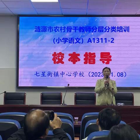 专家智慧指方向，主题培训促成长——涟源市农村骨干教师分层分类培训（小学语文）A1311-2七星街镇中心学校校本指导