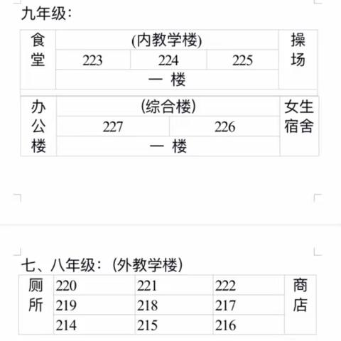 石柱镇中学2023年秋季开学须知