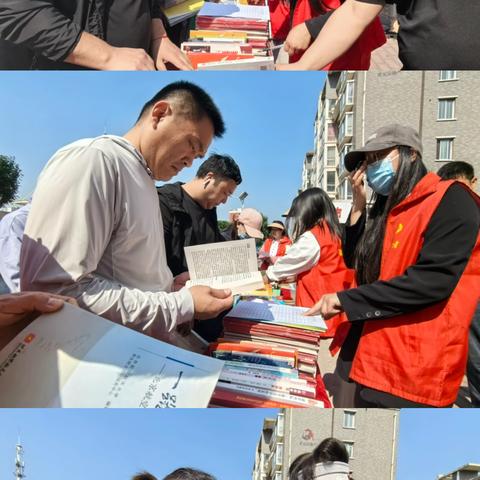 枫林水郡社区党支部开展“赠书送学传党声 党纪学习践初心”活动