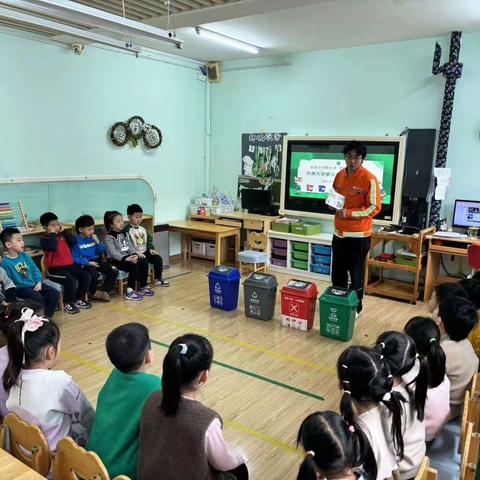 魁星社区开展垃圾分类大讲堂走进幼儿园教育宣传活动