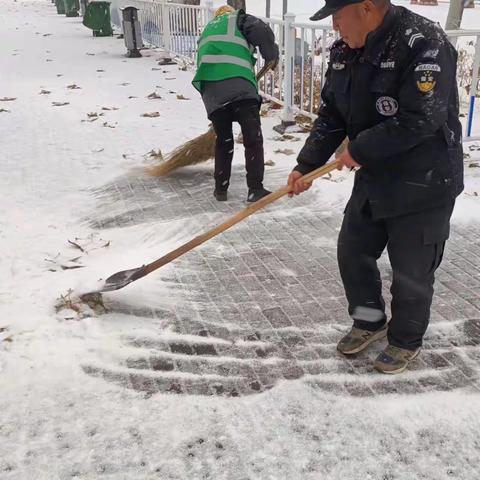 全力做好除雪保畅工作