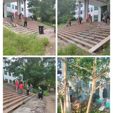 荣邦乡开展“周五卫生日”爱国卫生运动