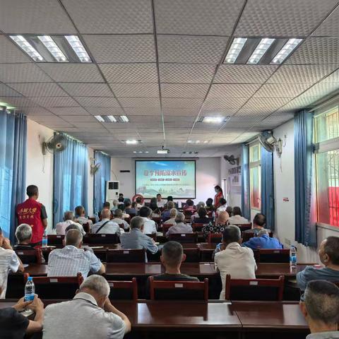 璧城街道四面山村 开展“夏季防溺水”宣传活动