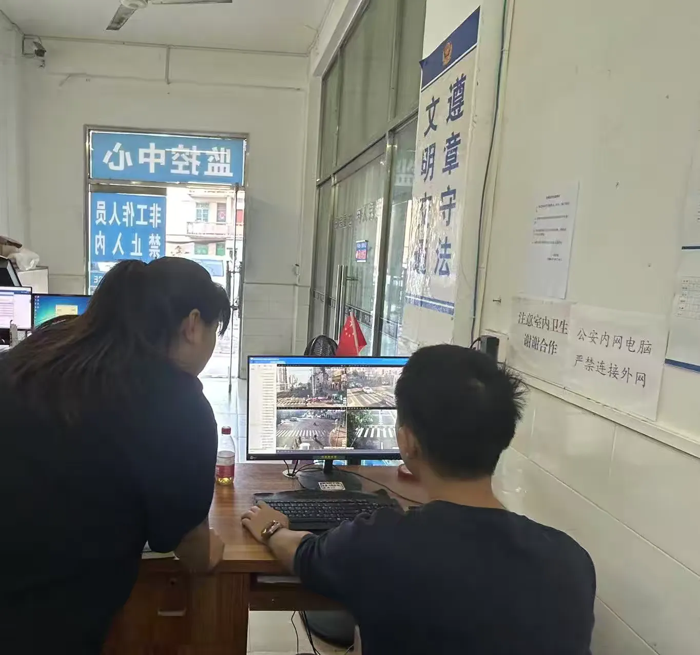 简篇-县司法局到县综合执法局、县公安局等执法单位开展“执法类电子技术监控设备清理、规范工作”实地督察工作