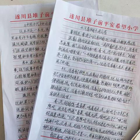 阅读暖人心，书香伴成长——记堆子前平安希望小学三、四年级学生阅读活动