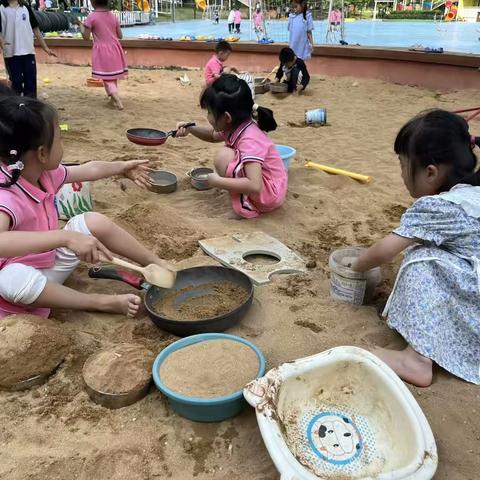 基于“提高中班幼儿沙水游戏水平的教师互动策略”中班《我的大蛋糕》游戏分享活动