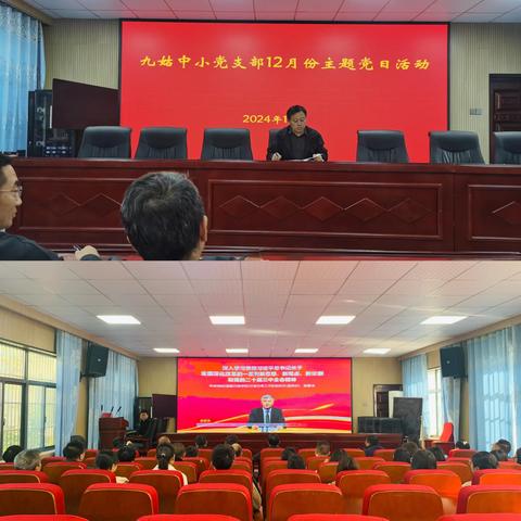 九姑乡中心小学党支部举行“国家宪法日”主题党日活动