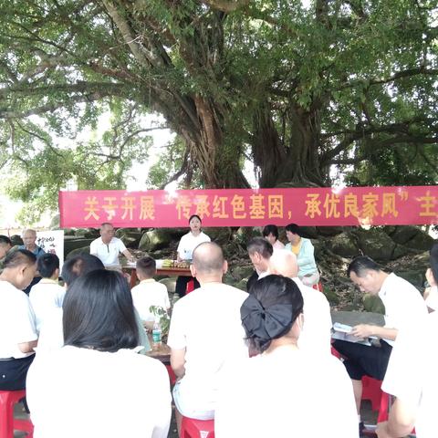 土龙村开展“传红色基因，承优良家风”主题活动