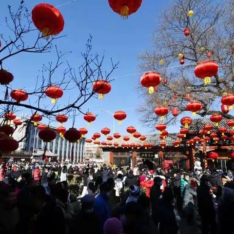 大栅栏厂甸庙会｜环卫工人：坚守岗位保“春洁”