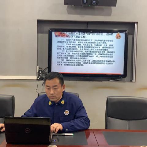 岐山大队凤鸣专职救援站全力做好雨雪冰冻天气救援准备工作