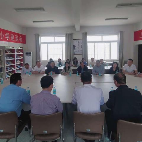 4月28日，山东教育电视台党委委员、副书记林青家一行到黄店镇调研省派第一书记驻村帮扶工作