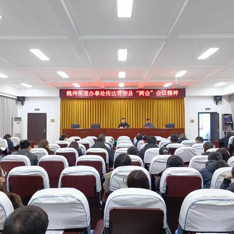 【街道日报】深学细悟两会精神 实干笃行服务民生——魏州街道办迅速传达学习全县两会精神