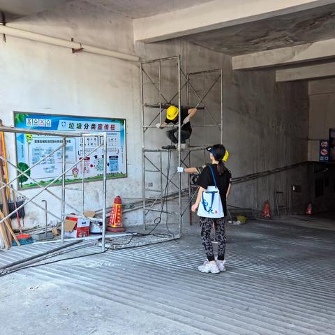 芙蓉南路社区：筑牢安全线 安全施工保平安