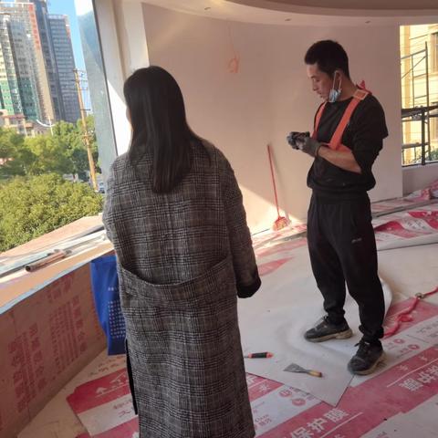 芙蓉南路社区严查违规高空作业行为